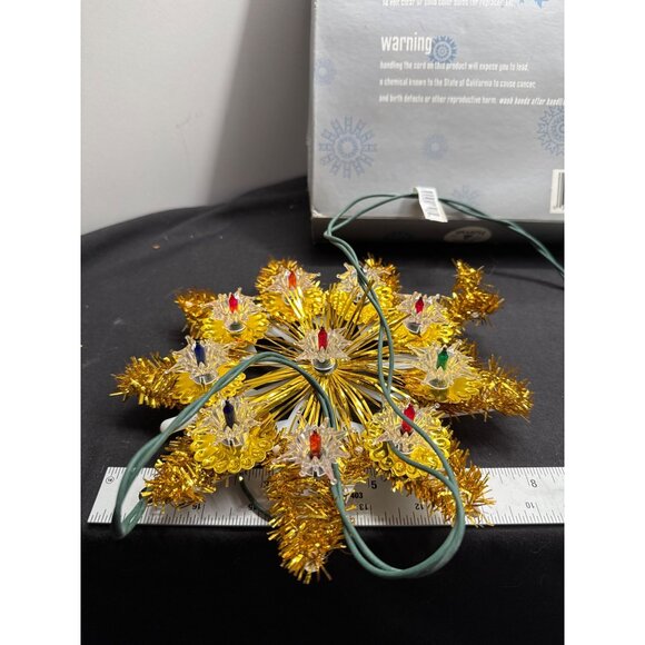 Trim A Home Electric 10 Lights Star Tree Top For Indoor Use Only - Picture 5 of 7